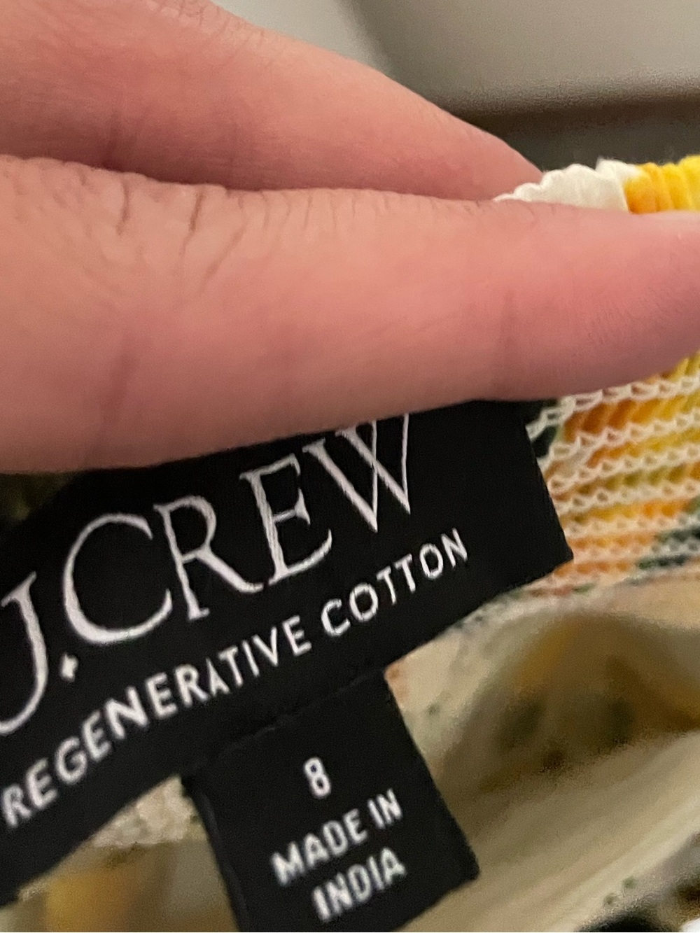 J. Crew Limoncello Lemon Print Tiered A-Line Dress Midi Sundress US 8 - Picture 6 of 9